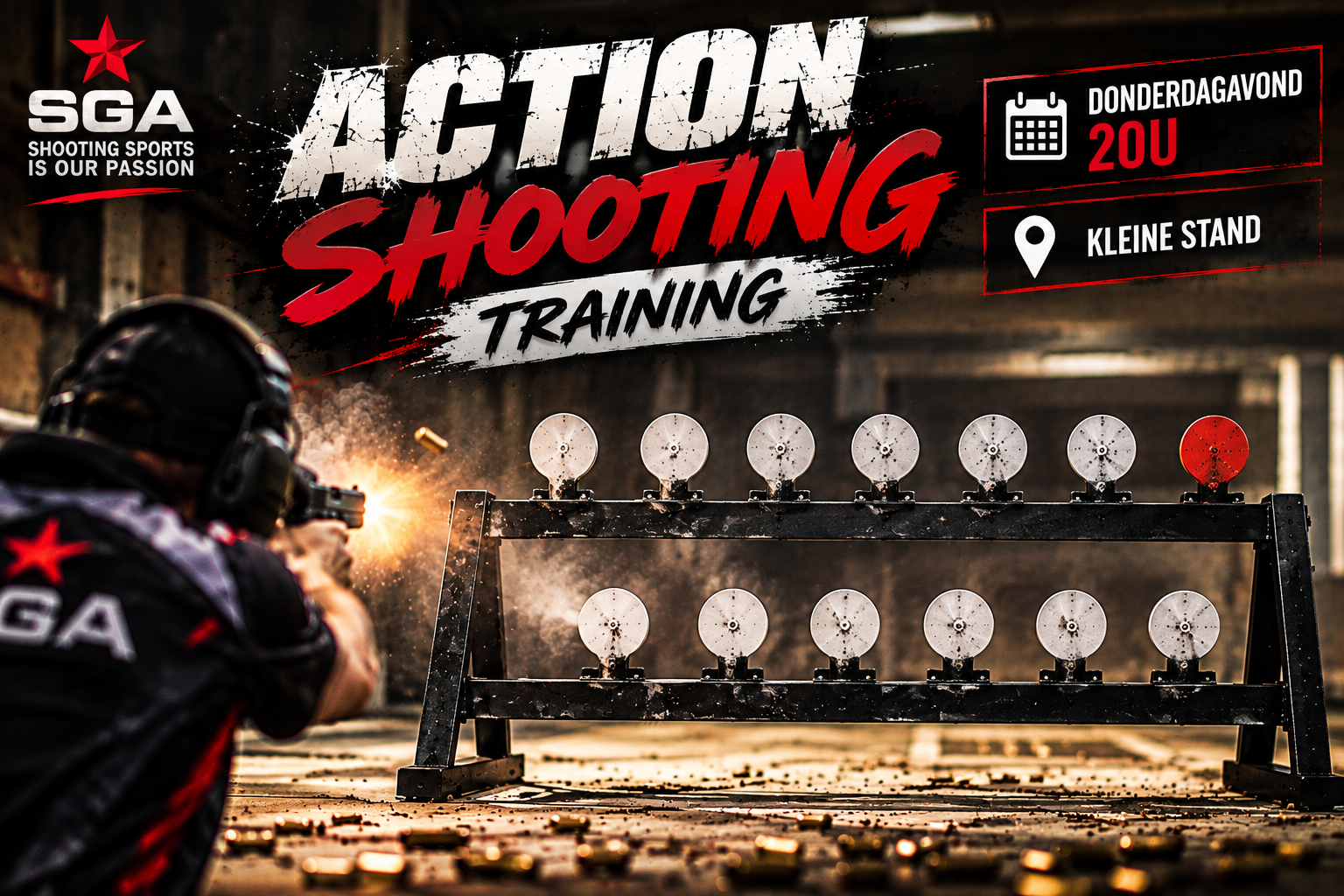 Affiche ACTION SHOOTING - Training !